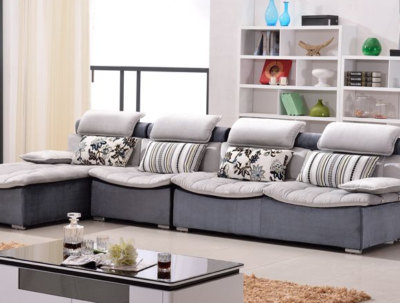 Sofa z tkaniny